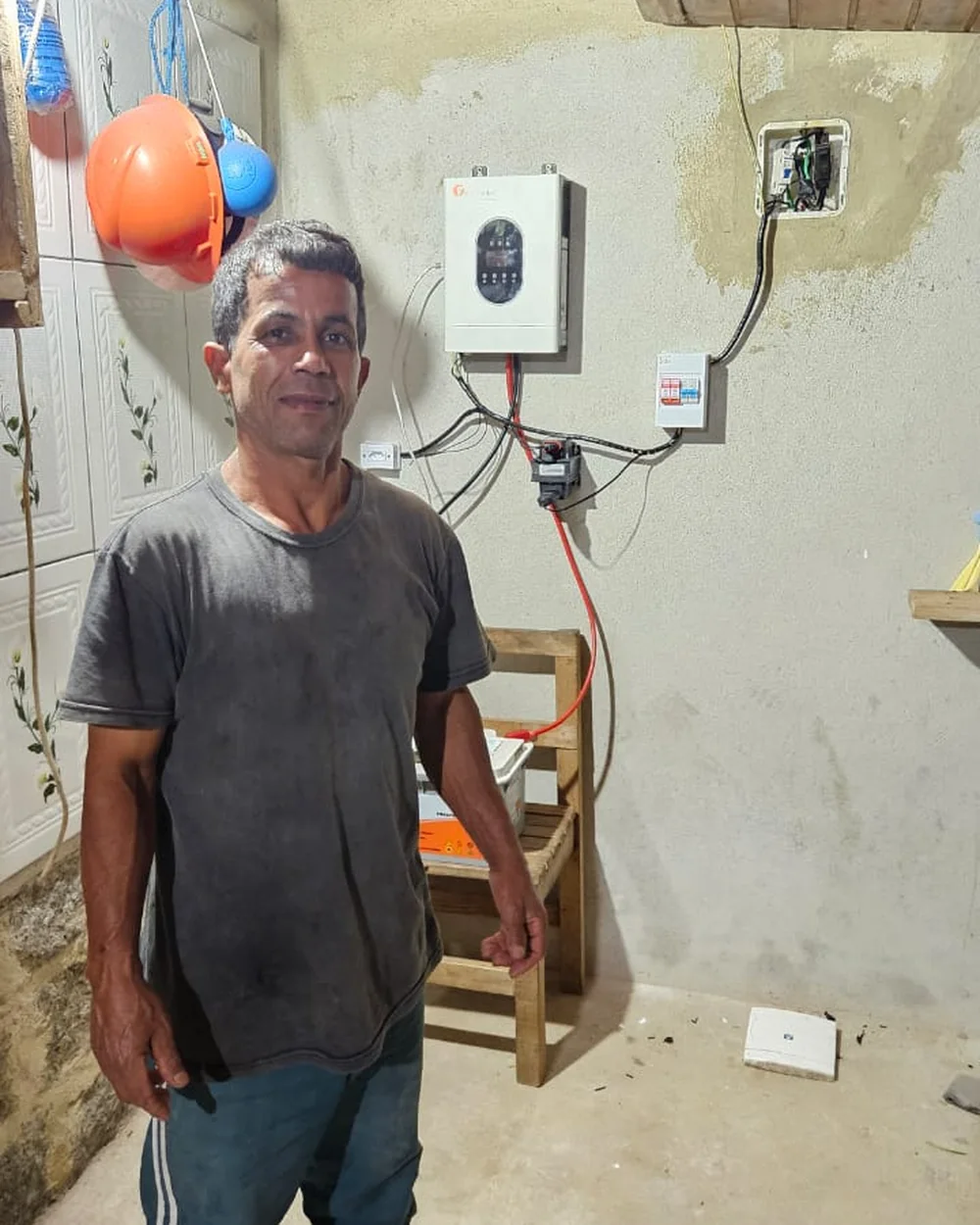 Outro kit residencial instalado